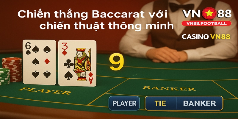 Áp dụng chiến thuật thông minh để chinh phục Baccarat tại VN88!