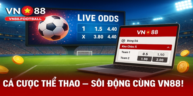 Đặt cược thể thao đỉnh cao với giao diện thân thiện tại VN88.