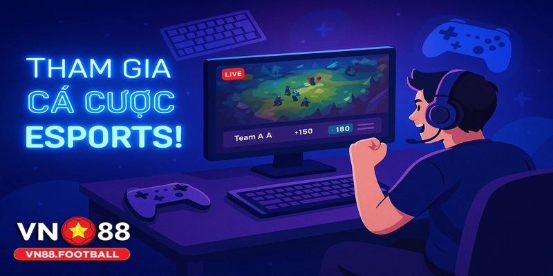 Trải nghiệm cá cược esports kịch tính tại Thể thao VN88.